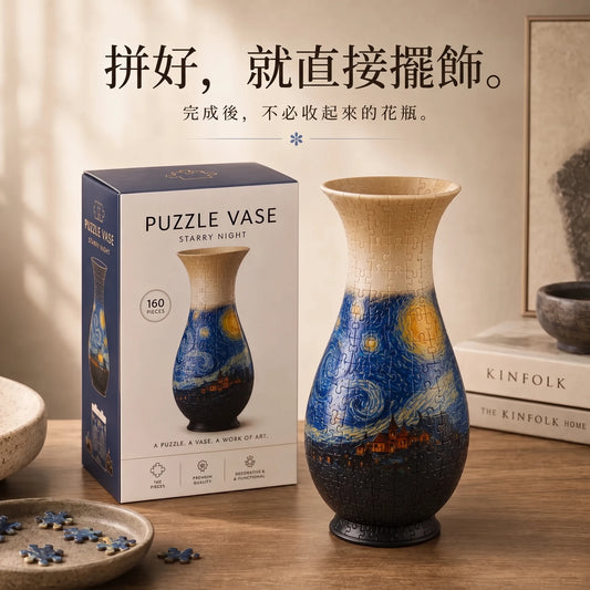 LACIAGA 3D立體花瓶拼圖