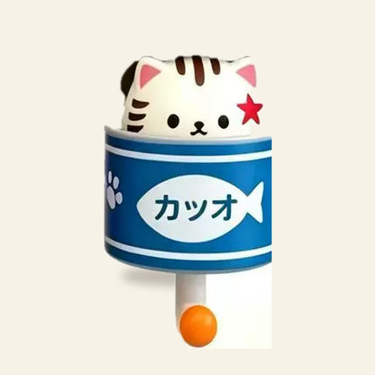 LACIAGA 貓罐頭吸盤掛勾 4入組