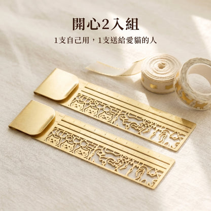LACIAGA 貓咪造型模板尺