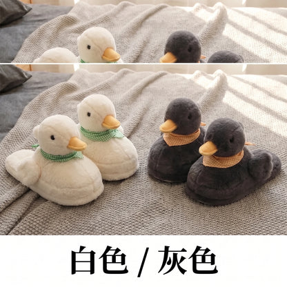LACIAGA 毛茸茸鴨鴨拖鞋