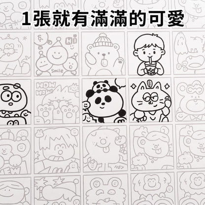 LACIAGA 描線藝術畫紙 (随机100张）