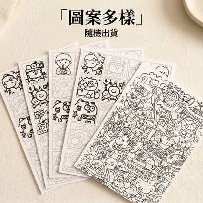 LACIAGA 描線藝術畫紙 (随机100张）