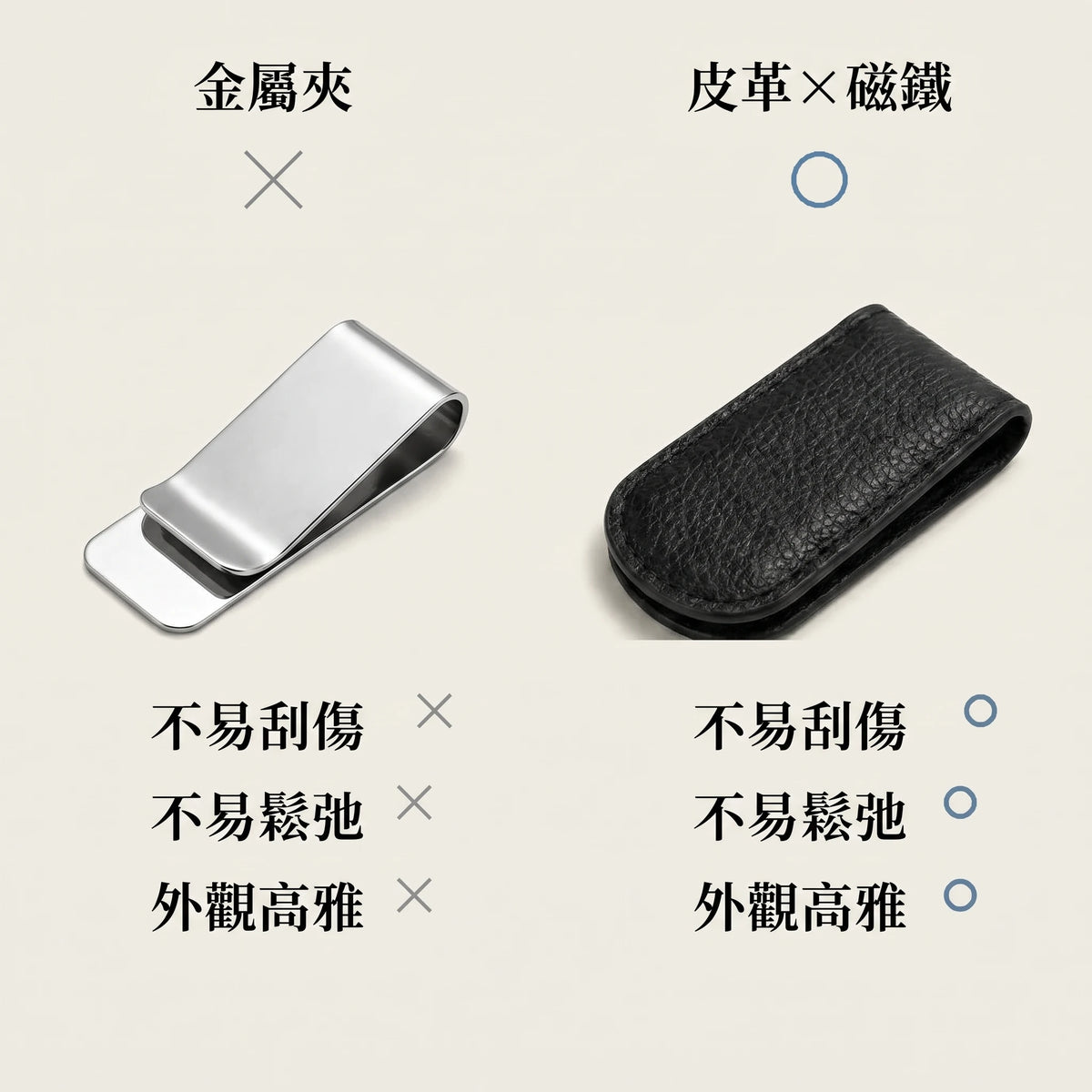LACIAGA 磁鐵鈔票夾