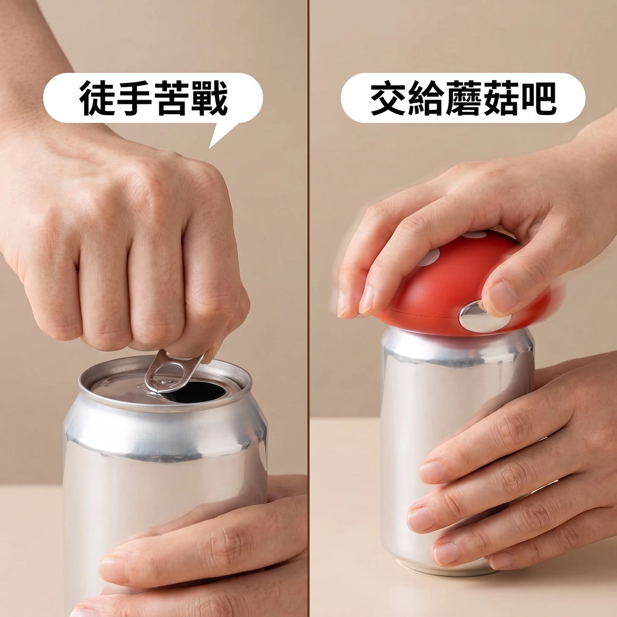 LACIAGA 蘑菇造型兩用開瓶器