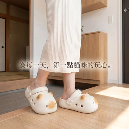 LACIAGA 貓咪腳掌洞洞鞋