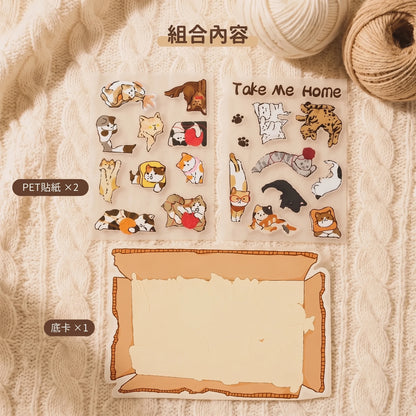 LACIAGA 擠滿滿動物拼圖貼紙