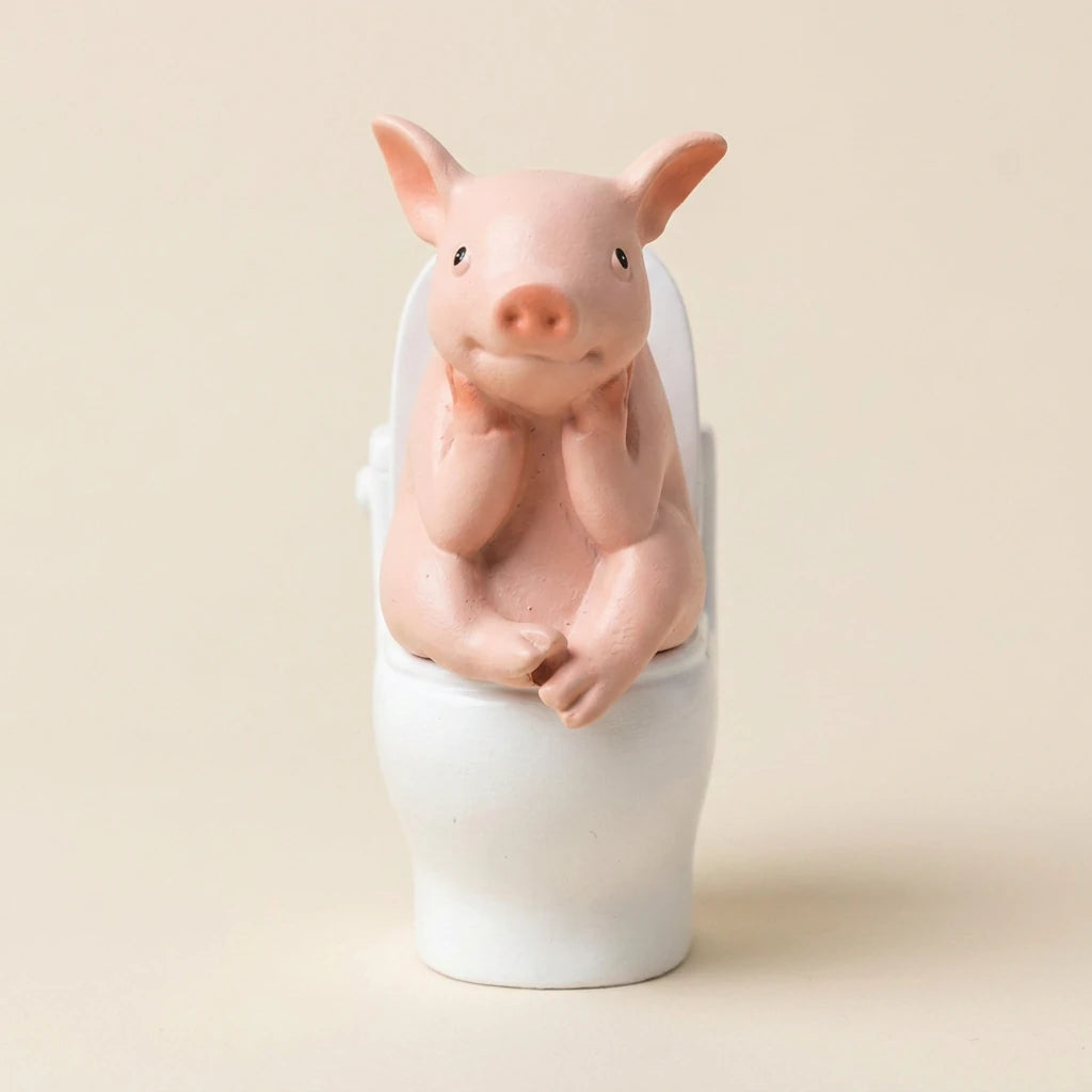 LACIAGA 馬桶動物迷你公仔