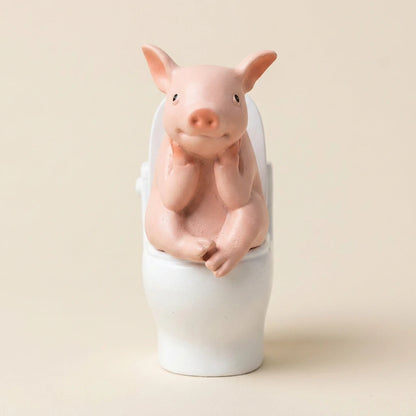 LACIAGA 馬桶動物迷你公仔