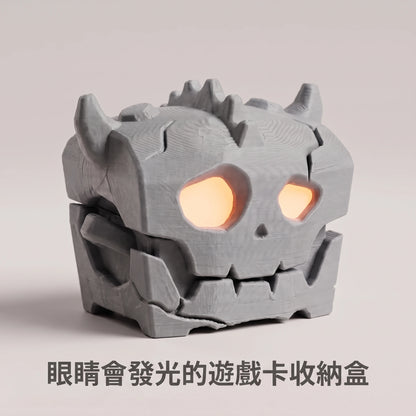 LACIAGA 石頭骷髏 遊戲卡收納盒