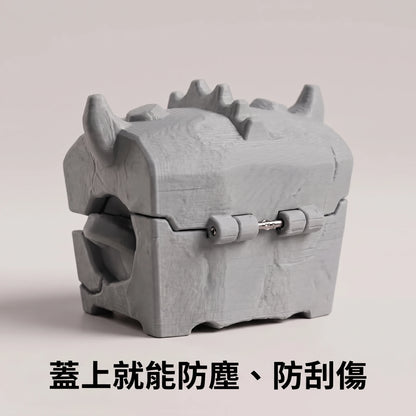 LACIAGA 石頭骷髏 遊戲卡收納盒