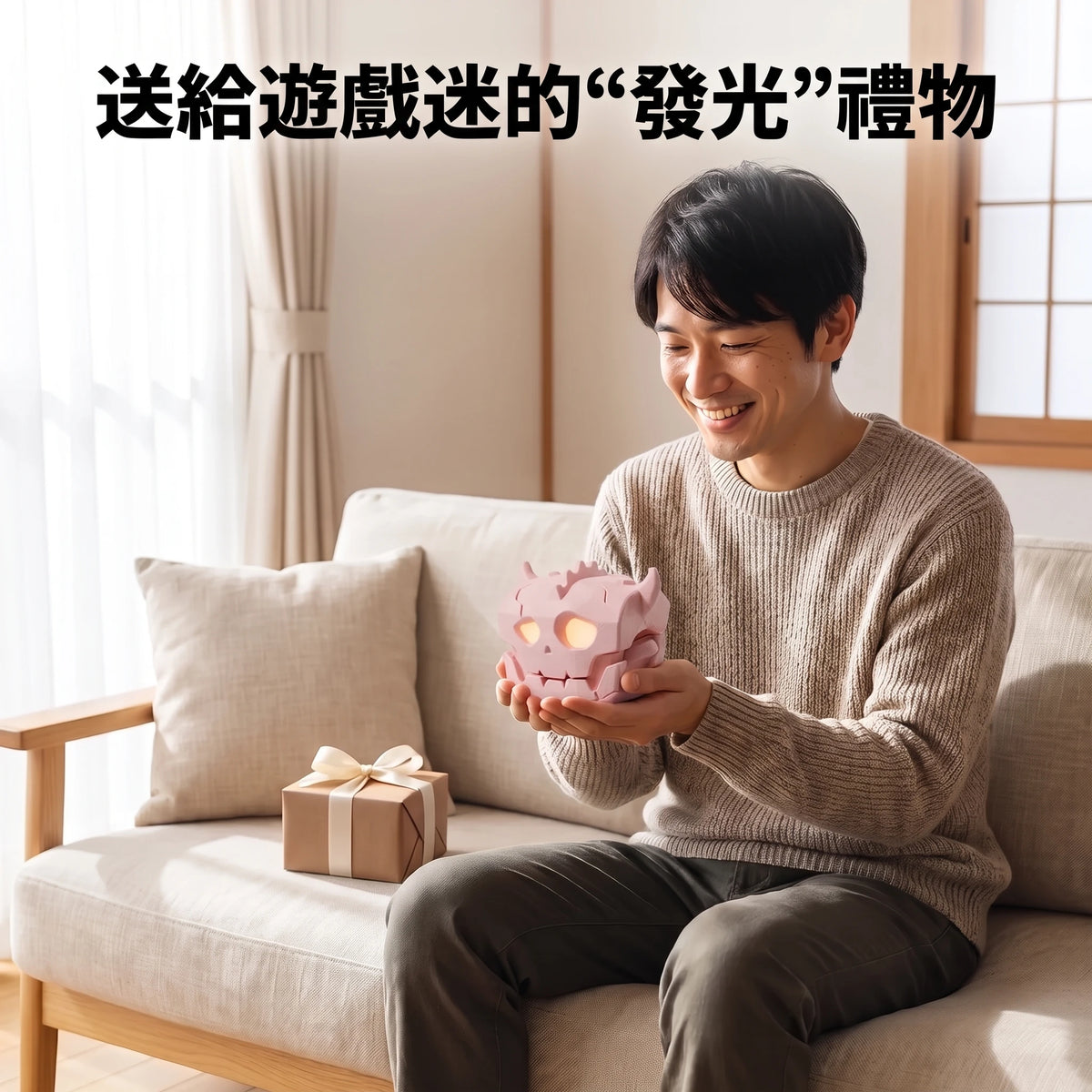 LACIAGA 石頭骷髏 遊戲卡收納盒