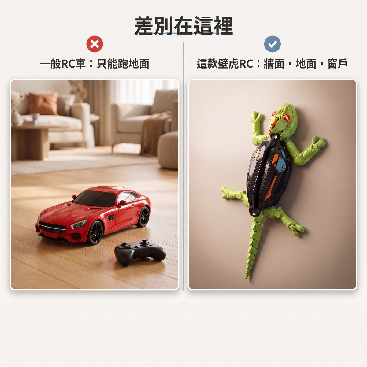 LACIAGA 爬牆壁虎遙控車