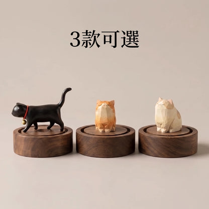 LACIAGA 香氛木雕貓
