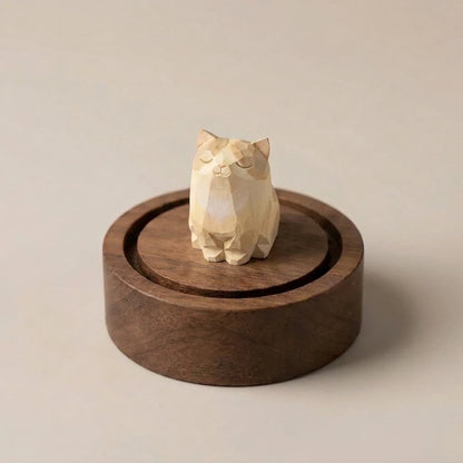 LACIAGA 香氛木雕貓