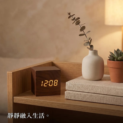 LACIAGA 木光方塊時鐘