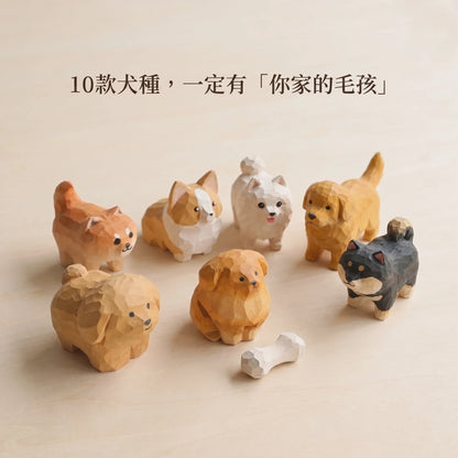LACIAGA 木雕狗狗
