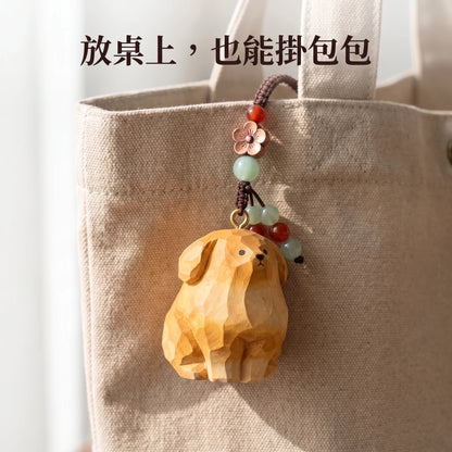 LACIAGA 木雕狗狗