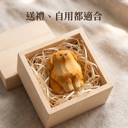 LACIAGA 木雕狗狗