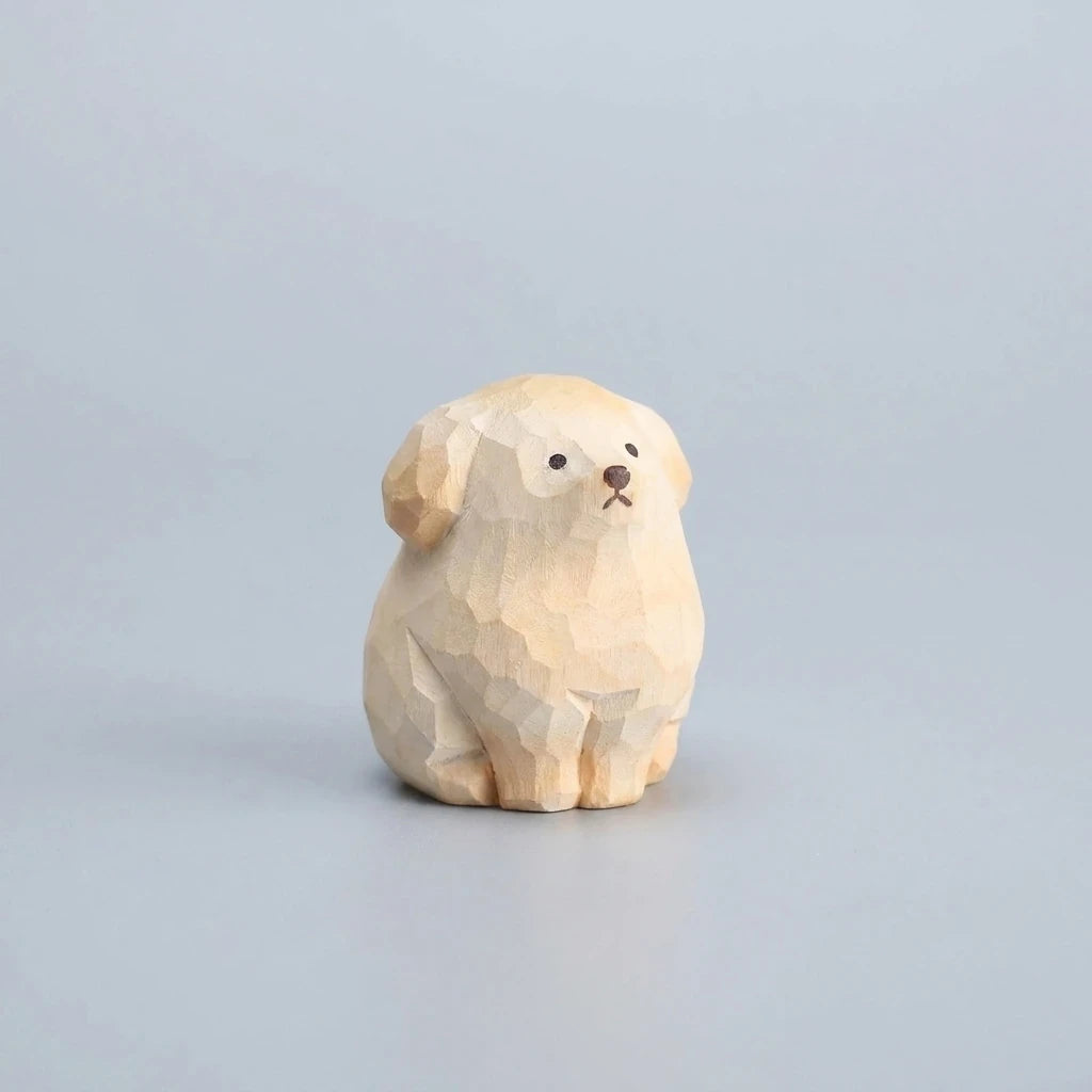 LACIAGA 木雕狗狗